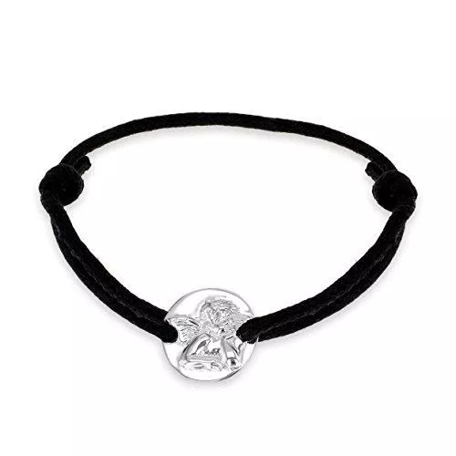 Tuscany Silver Schmuck Tuscany Silver Kordel Armband Sterling Silber Engel Scheibe 19cm/7.5zoll