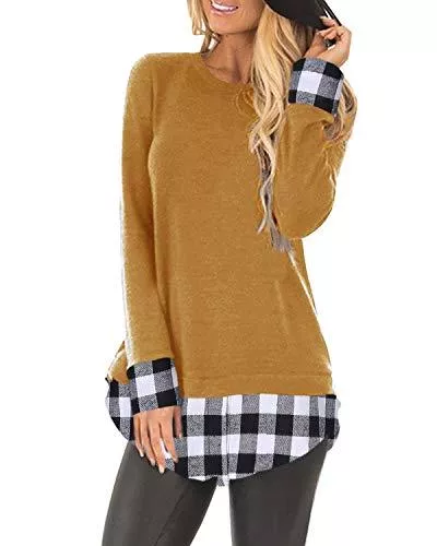 VONDA Pullover & Strickmode VONDA Oberteile Damen Langarmshirt Winter Rollkragenpullover Oversize Sweatshirt Elegant Tops