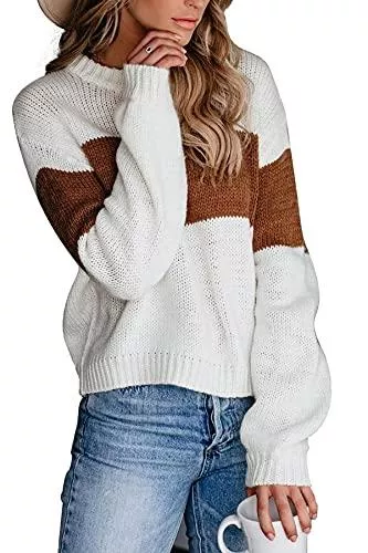 SMENG Pullover & Strickmode SMENG Chunky Rollkragenpullover Damen Langarm Strickpullover Pullover Tops