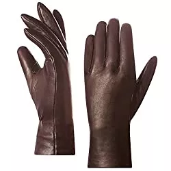 Harssidanzar Handschuhe & Fäustlinge Harssidanzar Damen Italienischen Schaffell Lederhandschuhe