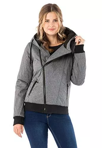 Sublevel Jacken Sublevel Damen Winter-Jacke mit Kapuze warm gefüttert