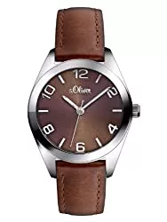 s.Oliver Uhren s.Oliver Damen-Armbanduhr Analog Quarz Leder