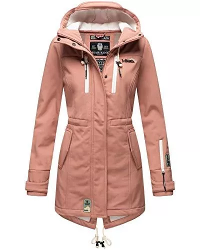 MARIKOO Jacken MARIKOO Damen Winter Jacke Winterjacke Mantel Outdoor wasserabweisend Softshell B614
