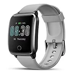 Holabuy Uhren Smartwatch Damen Herren, Sportuhren mit Pulsmesser Schlafmonitor Schrittzähler, Fitness Tracker Wasserdicht IP68, Fitnessuhr mit 11 Trainingsmodi Sport Uhr, 1.3 Zoll Smart Watch Armbanduhr (Grau)