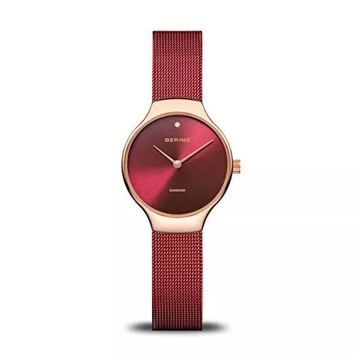 BERING Uhren BERING Damen Analog Quarz Charity Collection Armbanduhr mit Edelstahl Armband und Saphirglas 13326-Charity