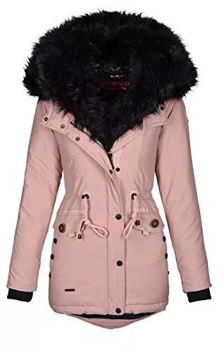 Navahoo Jacken Navahoo 2in1 Damen Winter Jacke Parka Mantel Winterjacke warm Fell B365