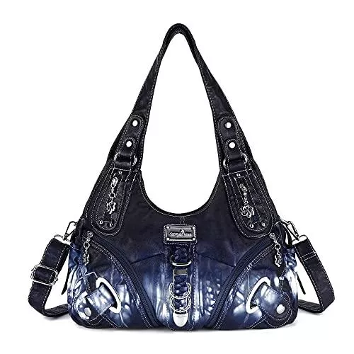 Angelkiss Taschen & Rucksäcke Angelkiss Hobo Geldbörsen und Handtaschen für Damen Satchel Handtasche Frauen Geldbörsen Groß Täglich Schultertasche