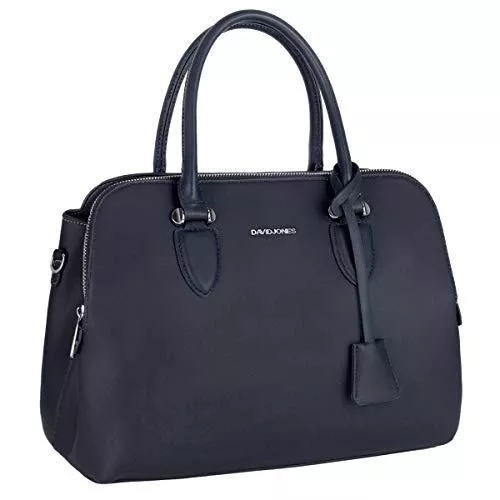David Jones Taschen & Rucksäcke David Jones - Damen Handtasche Henkeltasche Bugatti - Tote Shopper PU Leder Schultertasche - Multi Pocket Viele Fächer Zip Umhängetasche - Frau Elegante Tasche - Mode City Arbeit Satchel