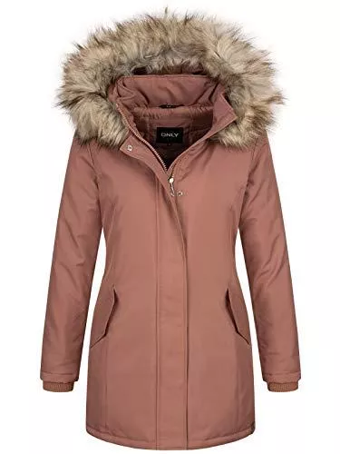 ONLY Mäntel ONLY Damen Winterjacke Parka Katy Fellkapuze