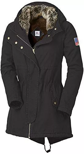 Tom Ramsey Mäntel Tom Ramsey Damen Parka, Winterjacke in Mehreren Farben, gefütterter Wintermantel mit Kapuze, kuschelig weiche &amp; warme Winter-Mode (Größe: 36-50)