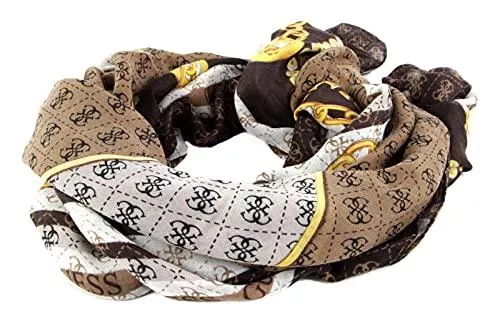 GUESS Schals & Tücher Guess Sciarpa scritta logo marrone/multicolor C22GU17 AW8685POL03