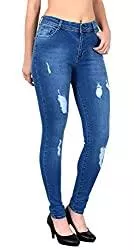 ESRA Jeans ESRA Damen Jeans Jeanshose Damen Skinny High Waist Hochbund Jeanshosen große Größen S500