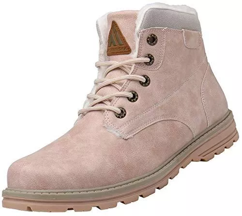 Mishansha Stiefel Mishansha Warm Winterstiefel Wasserdicht Herren Damen Winterschuhe Gemütlich Arbeitsstiefel Leder Stiefeletten Boots