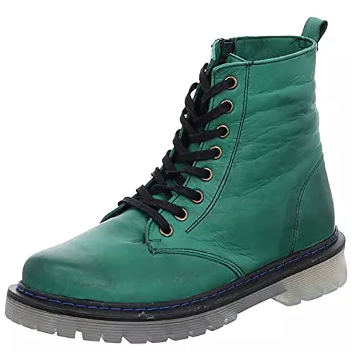 Gemini Stiefel Gemini Damen Schnürstiefelette Leder Stiefel 382106-02