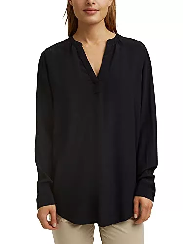 ESPRIT Langarmblusen ESPRIT Bluse aus LENZING™ ECOVERO™ Viskose