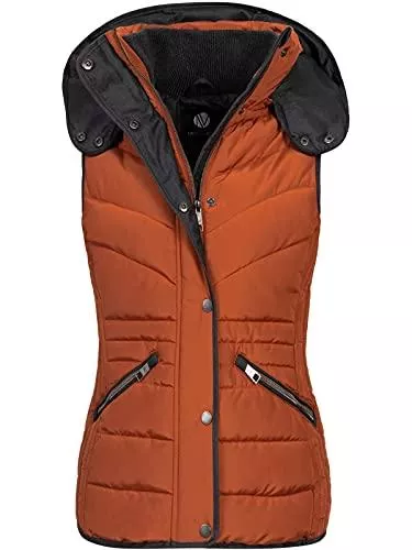 NEW VIEW Westen NEW VIEW Damen Steppweste Finja mit Kapuze