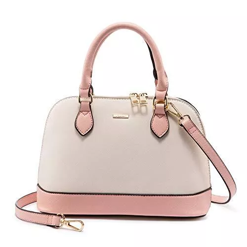 LOVEVOOK Taschen & Rucksäcke Kleine Crossbody-Taschen für Frauen, klassische Doppelreißverschluss oben Griff Kuppeltasche Schultertasche
