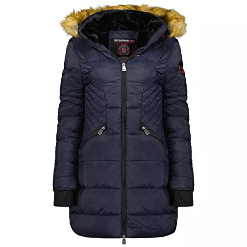 Geographical Norway Mäntel Geographical Norway Damen Steppjacke Winterparka Abby Kapuze