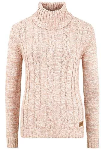 OXMO Pullover & Strickmode OXMO Philipa Damen Rollkragenpullover Pullover mit Rollkragen