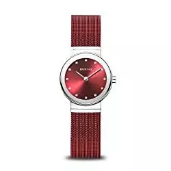 BERING Uhren BERING Damen Analog Quarz Classic Collection Armbanduhr mit Edelstahl Armband und Saphirglas 10126-303