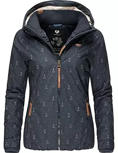 Ragwear Jacken Ragwear Damen Winterjacke Outdoor Funktionsjacke mit Kapuze Dizzie Marina Winter Intl. XS-XXL