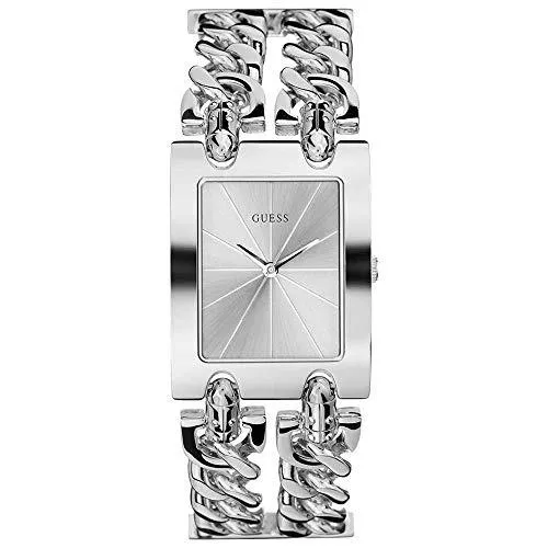 Guess Uhren Guess Damen Analog Uhr Heavy Metal mit Edelstahl Armband