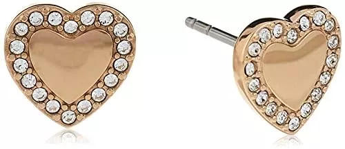 Fossil Schmuck Fossil Damen-Ohrringe Ohrstecker Herz Be Mine Rosé JF03364791