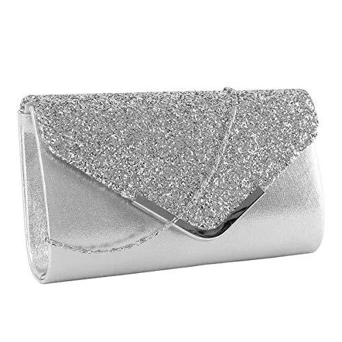 Kadell Taschen & Rucksäcke Kadell Abendtasche mit Umschlag für Damen, modische Kette