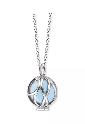 Engelsrufer Schmuck Engelsrufer Silber Damen-Kette Kraftstein Blauer Achat XS ERN-HEALPARA-BA-XS