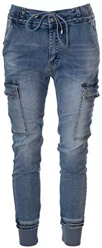 Basic.de Jeans Basic.de Damen-Hose im Joggpant-Style mit seitlichen Taschen Melly &amp; CO 8186