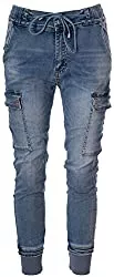 Basic.de Jeans Basic.de Damen-Hose im Joggpant-Style mit seitlichen Taschen Melly &amp; CO 8186