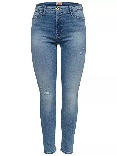 ONLY Jeans ONLY Damen Stretch-Jeans Hose ONLPaola Life mit hohem Bund