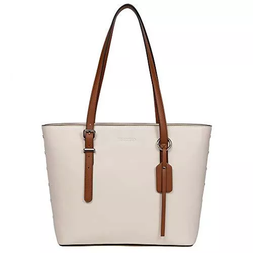 WESTBRONCO Taschen & Rucksäcke WESTBRONCO Leder Handtasche Damen Schultertaschen Designer Shopper Taschen Tote Bag