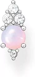 THOMAS SABO Schmuck THOMAS SABO Damen Einzel Ohrstecker Vintage Opal-Imitation rosa schimmernd 925 Sterlingsilber H2181-166-7