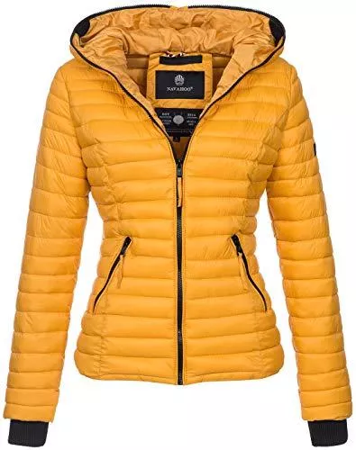 Navahoo Jacken Navahoo Damen Übergangs Stepp Jacke mit Kapuze B348