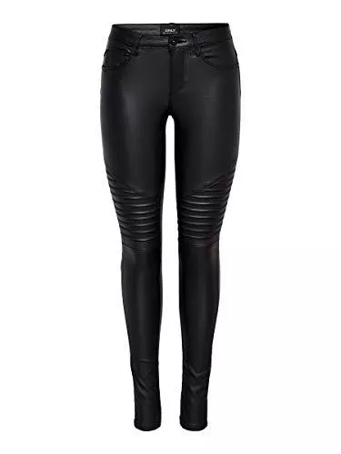 ONLY Hosen ONLY Female Skinny Fit Jeans Onlnew royal Coated Biker