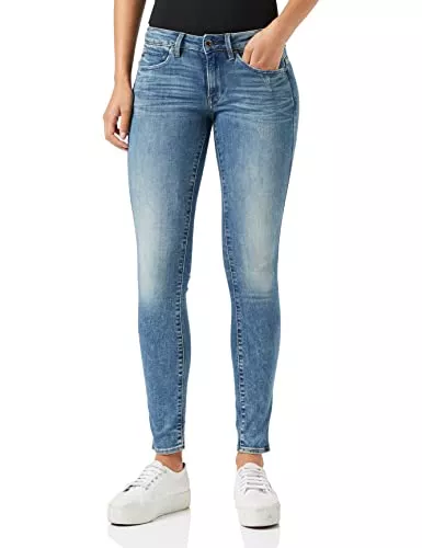 G-STAR RAW Jeans G-STAR RAW Damen Midge Zip Mid Waist Skinny Jeans