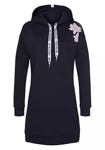 DOTIN Kapuzenpullover DOTIN Damen Hoodie Kleid Langarm Sweatshirt Winter Pullover Outwear Jumper Tops Kapuzenpulli