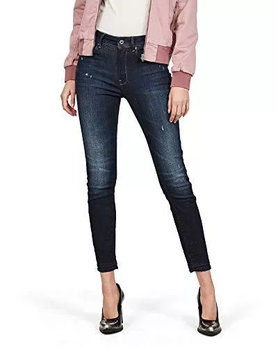 G-STAR RAW Jeans G-STAR RAW Damen 3301 High Waist Ripped Ankle Skinny Jeans