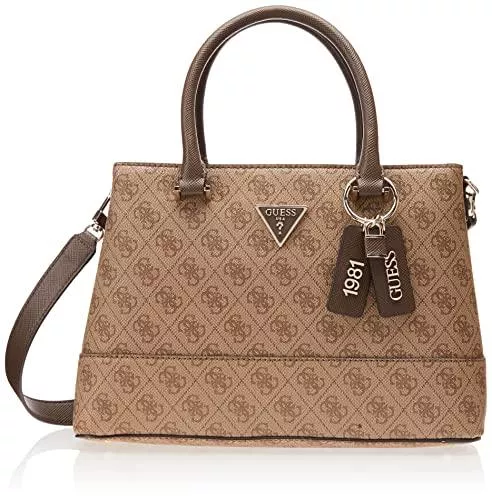 GUESS Taschen & Rucksäcke Guess Damen Luxury Satchel Cordelia Logo-Umhängetasche, Einheitsgröße