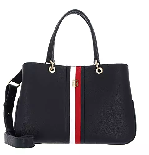 Tommy Hilfiger Taschen & Rucksäcke Tommy Hilfiger TH Essence Satchel Corp Desert Sky