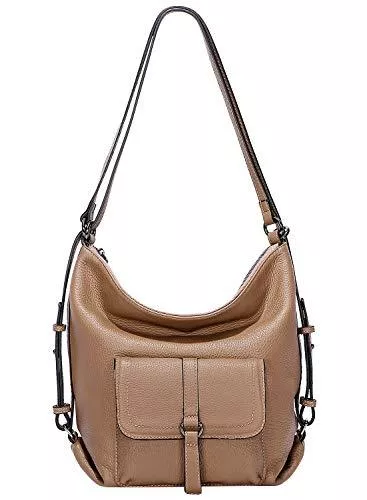 ALTOSY Taschen & Rucksäcke ALTOSY Rucksack Tasche Damen 2 in 1 Weiches Echtes Leder Hobo Schultertasche Handtasche Elegant