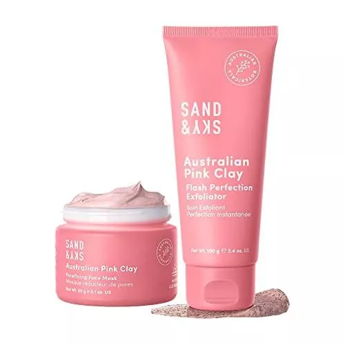 Sand &amp; Sky Accessoires Sand &amp; Sky Perfect Skin - Set mit Gesichtsmaske - mit rosa Tonerde aus Australien