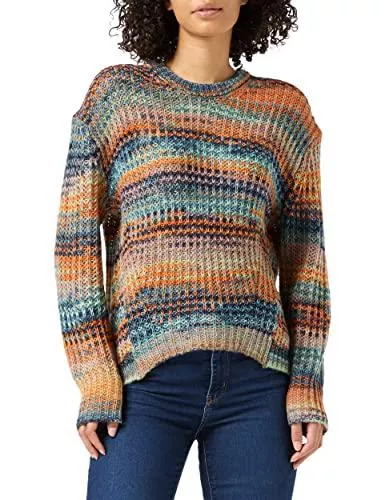 JJXX Pullover & Strickmode JJXX Damen Jxsimone Ls Space Dye Cneck Knit Noos Pullover