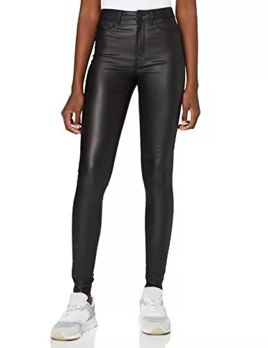Noisy may Hosen Noisy May Damen NMCALLIE HW SKINNY COATED PANTS NOOS Hose