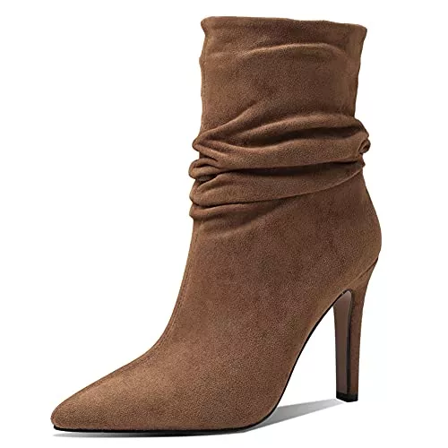 Si Diosa Stiefel Si Diosa Mode Damen Stiletto High Heels Ankle Pointed Toe Herbststiefel