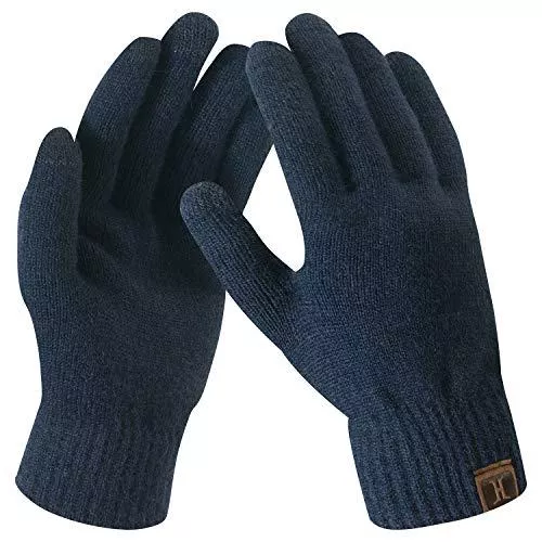 Bequemer Laden Handschuhe & Fäustlinge Bequemer Laden Damen Winter Warme Touchscreen Handschuhe Gedehnt Kaschmir Magie Strickhandschuhe Fleece Stretch Strick Dicke Wollhandschuhe Winterhandschuhe Outdoor