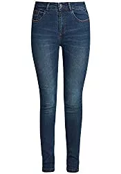 OXMO Jeans OXMO Lenna Damen Jeans Denim Hose Slim-Fit Regular Waist