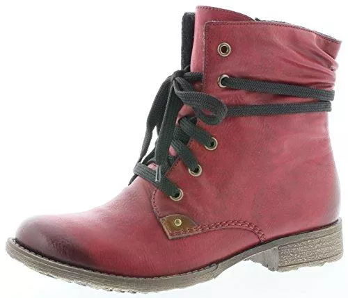 Rieker Stiefel Rieker 70829 Damen Kurzschaft Schnürstiefel