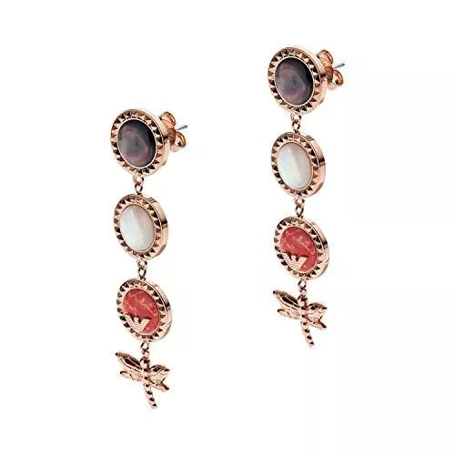 Emporio Armani Schmuck Emporio Armani Damen-Hängeohrringe Edelstahl Perlmutt EGS2559221